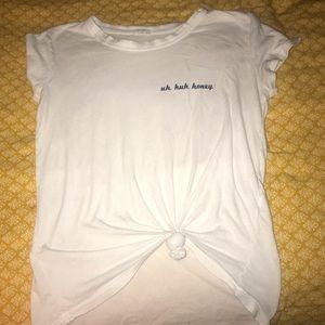 Gently used white t shirt